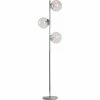 Vente flash 🌟 Altobuy ESPHERA - Lampadaire Argenté 3 Boules Verre Diam. 19 cm 👍