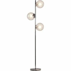 Vente flash 🌟 Altobuy ESPHERA - Lampadaire Argenté 3 Boules Verre Diam. 19 cm 👍 -Atmosphera Soldes 3663738037303 3