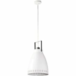 Coupon 😍 Altobuy JACOB - Suspension en Métal Blanc Diam. 27 cm 🧨 -Atmosphera Soldes 3663738037327 3