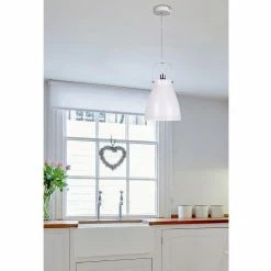 Coupon 😍 Altobuy JACOB - Suspension en Métal Blanc Diam. 27 cm 🧨 -Atmosphera Soldes 3663738037327 5