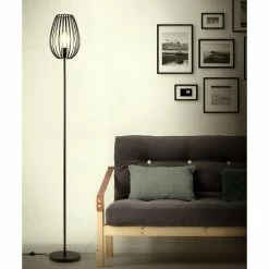 Grosses soldes 🎁 Altobuy MUSCARI - Lampadaire en Métal filaire Noir 😍 -Atmosphera Soldes 3663738037525 5