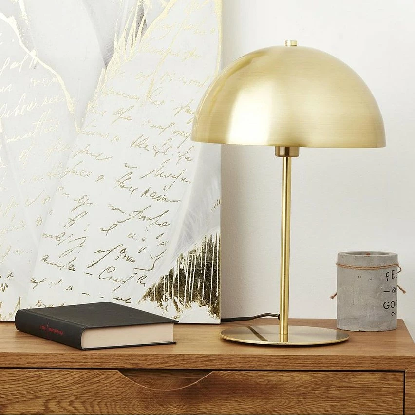 Meilleure vente ⌛ Altobuy PILSY - Lampe à Poser en Métal Doré Abat-Jour Dôme 🌟 5 Meilleure vente ⌛ Altobuy PILSY - Lampe à Poser en Métal Doré Abat-Jour Dôme 🌟 – Image 3