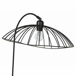 Bon marché 🔔 Altobuy STERN - Lampadaire en Métal Noir Abat-Jour filaire 👍 -Atmosphera Soldes 3663738037693 5