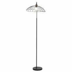 Bon marché 🔔 Altobuy STERN - Lampadaire en Métal Noir Abat-Jour filaire 👍 -Atmosphera Soldes 3663738037693 7