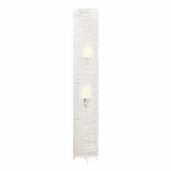Tout neuf 🥰 Altobuy FINLEY - Lampadaire Cylindrique en Rotin Blanc 🤩 -Atmosphera Soldes 3663738037945 3