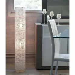 Tout neuf 🥰 Altobuy FINLEY - Lampadaire Cylindrique en Rotin Blanc 🤩 -Atmosphera Soldes 3663738037945 4