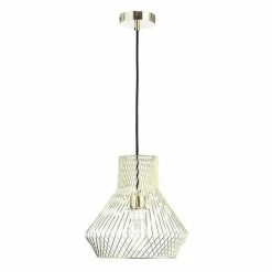 Promo 🔥 Altobuy LINOA - Suspension Cage Métallique Or 🌟 22 Promo 🔥 Altobuy LINOA - Suspension Cage Métallique Or 🌟 -Atmosphera Soldes 3663738038300 3