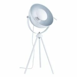 Tout neuf 🌟 Altobuy ASTRIDE - Lampe à Poser Trépied en Métal Blanc 🌟