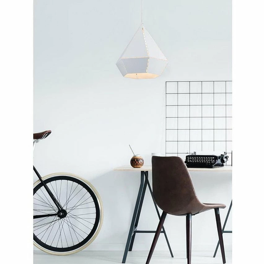 Meilleure vente đ Altobuy SINATRA - Suspension en MĂ©tal Blanc Forme Diamant đ 6 Meilleure vente đ Altobuy SINATRA - Suspension en MĂ©tal Blanc Forme Diamant đ â Image 4