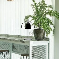 Bon marché 🥰 Altobuy SYMBOL - Lampe à Poser Pied et Abat-jour en Métal Noir 🥰 -Atmosphera Soldes 3663738038447 2