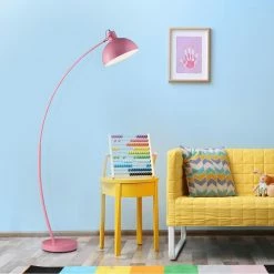 Les meilleures critiques de 😍 Altobuy KIDIKIS - Lampadaire Arc Pied et Abat-jour en Métal Rose 🤩 -Atmosphera Soldes 3663738038478 2