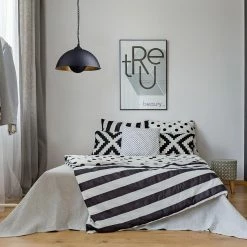 Promo 💯 Altobuy DUNYA - Suspension Abat-jour en Métal Noir 😀 -Atmosphera Soldes 3663738038492 2