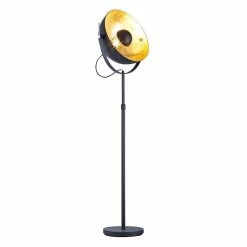 Nouveau 😉 Altobuy ECCHO - Lampadaire en Métal Noir et Doré 🥰 -Atmosphera Soldes 3663738038508 5