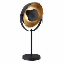 Tout neuf ⌛ Altobuy PIONEER - Lampe à poser en Métal Noir et Doré ⭐