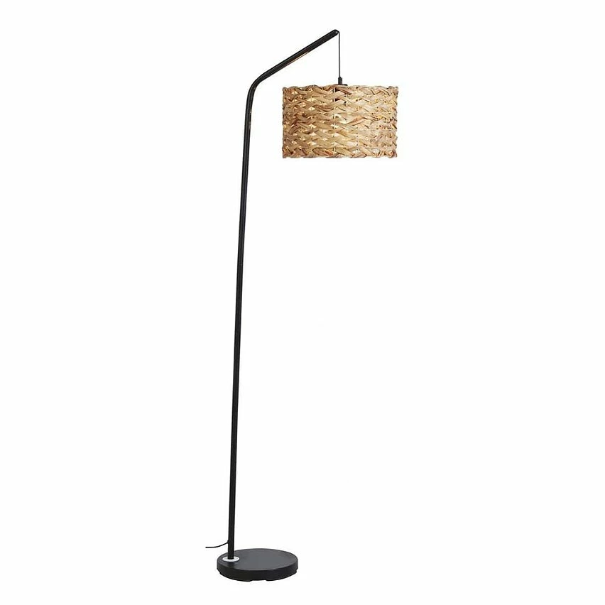 Bon marché 😍 Altobuy NARCISSE - Lampadaire Pied en Métal Noir Abat-jour en Rotin Naturel ❤️ 6 Bon marché 😍 Altobuy NARCISSE - Lampadaire Pied en Métal Noir Abat-jour en Rotin Naturel ❤️ – Image 4