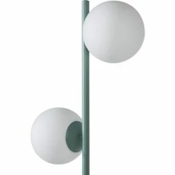 Le moins cher 😀 Altobuy BARTH - Lampadaire en Métal Noir Double Abat-jour en Verre 💯 -Atmosphera Soldes 3663738038720 4