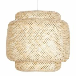 Sortie 🔥 Altobuy MIANZI - Suspension en Fibres Naturelles de Bambou 🌟 -Atmosphera Soldes 3663738038805 3