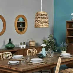 Offres 👍 Altobuy HELIADE - Suspension en Fibres Naturelles de Bambou 😉 -Atmosphera Soldes 3663738038843 4