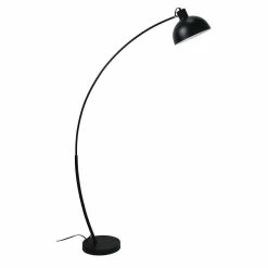 Remise ⭐ Altobuy TANGUY - Lampadaire Arc en Métal et Abat-jour Blanc ⭐