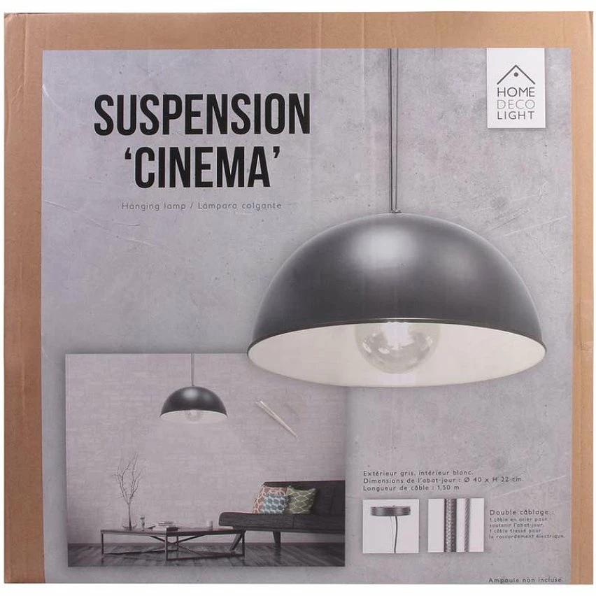 De gros ⭐ The Home Deco Factory Suspension cinéma en métal 40 cm ✨ 9 De gros ⭐ The Home Deco Factory Suspension cinéma en métal 40 cm ✨ – Image 7