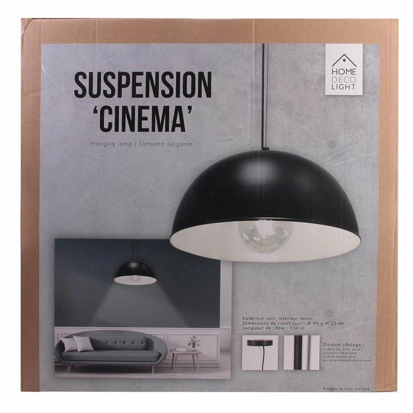 De gros ⭐ The Home Deco Factory Suspension cinéma en métal 40 cm ✨ 6 De gros ⭐ The Home Deco Factory Suspension cinéma en métal 40 cm ✨ – Image 4