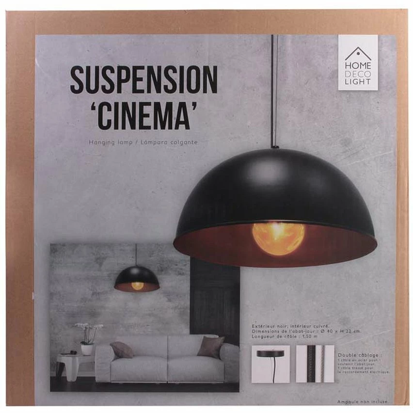 De gros ⭐ The Home Deco Factory Suspension cinéma en métal 40 cm ✨ 14 De gros ⭐ The Home Deco Factory Suspension cinéma en métal 40 cm ✨ – Image 12