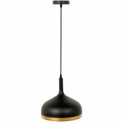 Meilleure vente 🤩 Paris prix Suspension en métal mat cercle doré 30 cm 🛒 -Atmosphera Soldes 3664944048626 1