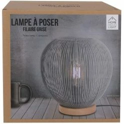 Promo 🔔 The Home Deco Light Lampe boule filaire à poser 26 cm 👏 -Atmosphera Soldes 3664944048725 2