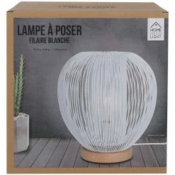 Promo 🔔 The Home Deco Light Lampe boule filaire à poser 26 cm 👏 -Atmosphera Soldes 3664944048732 2