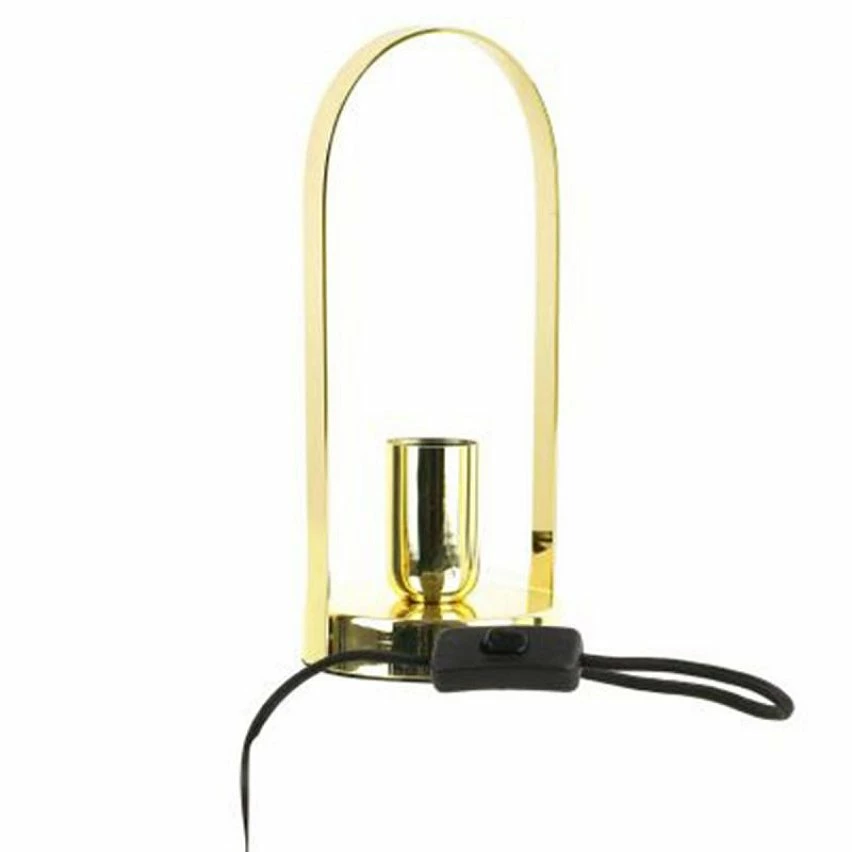 Vente flash 🔔 The Home Deco Factory Lampe à Poser Design Métal "Anse" 28cm Or ✨ 3 Vente flash 🔔 The Home Deco Factory Lampe à Poser Design Métal "Anse" 28cm Or ✨