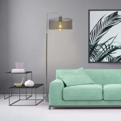 Offres ✨ The Home Deco Light Lampadaire Design Effet Marbre "Perfo" 152cm Gris 😉 -Atmosphera Soldes 3664944048824 5