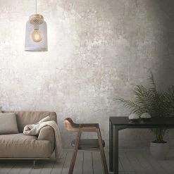 Coupon ❤️ The Home Deco Light Lampe Suspension "Cloche Grille" 25cm Noir 🛒 -Atmosphera Soldes 3664944048909 4