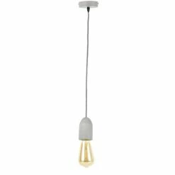 Top 10 😉 The Home Deco Factory Lampe Suspension "Effet Béton" 9cm Noir & Blanc 😀