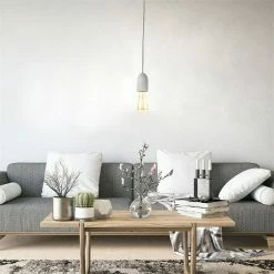 Top 10 😉 The Home Deco Factory Lampe Suspension "Effet Béton" 9cm Noir & Blanc 😀 -Atmosphera Soldes 3664944048961 6