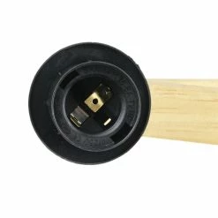 Meilleure vente 🤩 The Home Deco Light Lampe Murale en Bois "Fact" 22cm Naturel & Rouge 😉 -Atmosphera Soldes 3664944062578 3