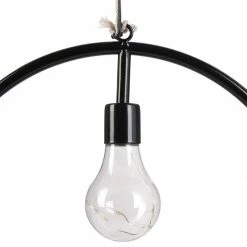 Coupon ✨ The Home Deco Factory Lampe Suspension LED "Plante Garden" 30cm Noir 👍 -Atmosphera Soldes 3664944089797 2
