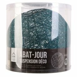 Offres 😍 The Home Deco Light Suspension boule colorée 30 cm gris 🔥 -Atmosphera Soldes 3664944131618 4