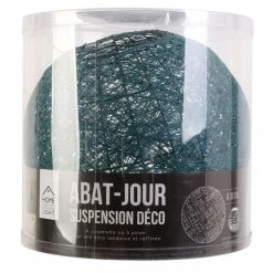 Offres 😍 The Home Deco Light Suspension boule colorée 30 cm gris 🔥 -Atmosphera Soldes 3664944131618 5