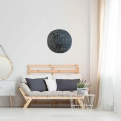 Offres 😍 The Home Deco Light Suspension boule colorée 30 cm gris 🔥 -Atmosphera Soldes 3664944131625 2