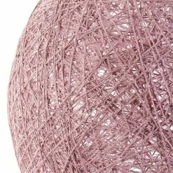 Offres 😍 The Home Deco Light Suspension boule colorée 30 cm gris 🔥 -Atmosphera Soldes 3664944131649 3