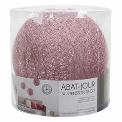 Offres 😍 The Home Deco Light Suspension boule colorée 30 cm gris 🔥 -Atmosphera Soldes 3664944131649 5