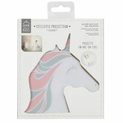 Sortie 🤩 Paris prix Veilleuse Projection Murale "Licorne" 16cm Blanc 🔥 -Atmosphera Soldes 3664944281283 3