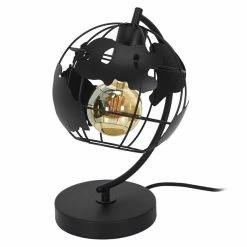 Offres 🎁 Paris prix Lampe À Poser En Métal "globe" 26cm Noir ⭐ -Atmosphera Soldes 3664944333807 3