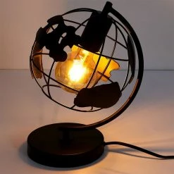 Offres 🎁 Paris prix Lampe À Poser En Métal "globe" 26cm Noir ⭐ -Atmosphera Soldes 3664944333807 6