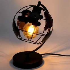 Offres 🎁 Paris prix Lampe À Poser En Métal "globe" 26cm Noir ⭐ -Atmosphera Soldes 3664944333807 7