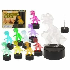Grosses soldes 👍 Totalcadeau Veilleuse dinausaure T-rex effet 3D lampe changement de couleur ❤️ -Atmosphera Soldes 3664996338751 6