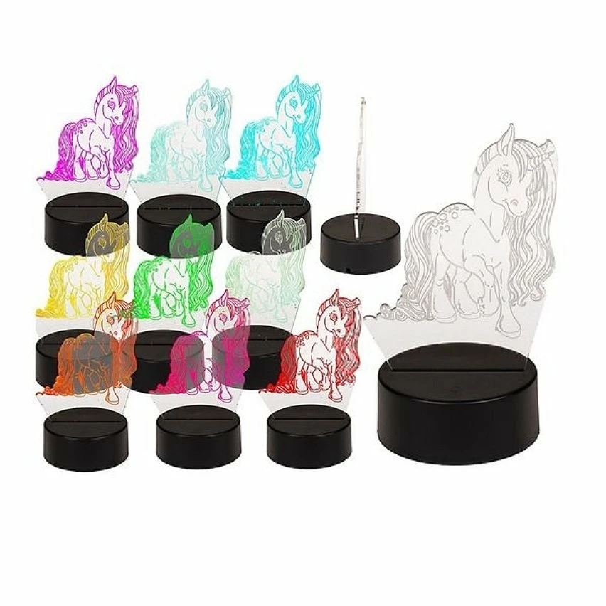 Le moins cher đ Totalcadeau Veilleuse licorne effet 3D lampe avec changement de couleur đ 4 Le moins cher đ Totalcadeau Veilleuse licorne effet 3D lampe avec changement de couleur đ â Image 2