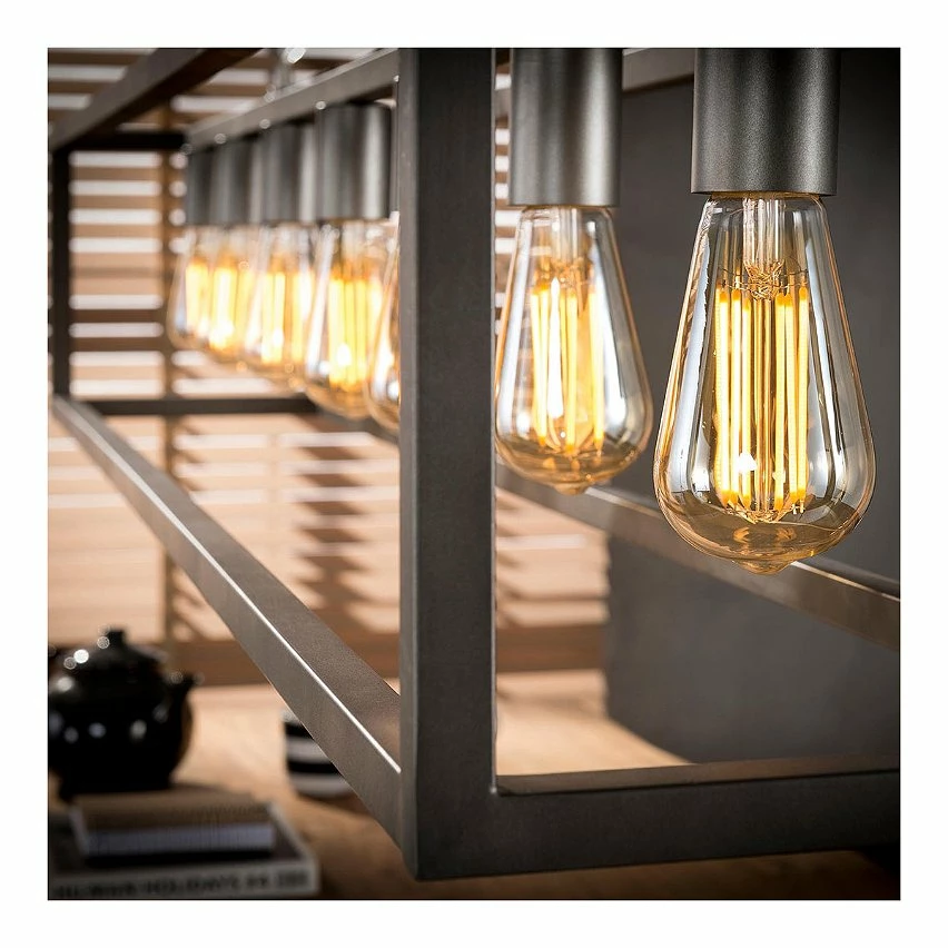 De gros ✔️ Lampea Suspension industrielle en métal argenté 7 lampes Sylvia 👍 6 De gros ✔️ Lampea Suspension industrielle en métal argenté 7 lampes Sylvia 👍 – Image 4
