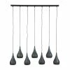 De gros 😀 Lampea Suspension industrielle en métal noir rouillé 7 x Ø 15 cm Puerto 🤩 -Atmosphera Soldes 3665367162401 1