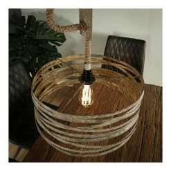 Coupon 🛒 Lampea Suspension vintage en métal 1 lampe Ø 40 cm David 🌟 -Atmosphera Soldes 3665367163316 5